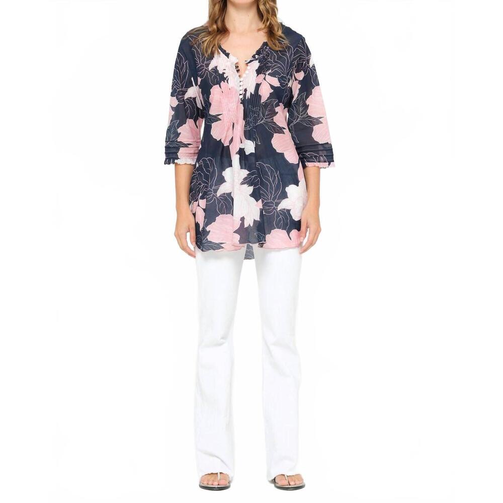 NEW ONESEASON poppy top in playa navy